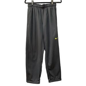 Nike Therma-Fit Pants Mens Small LiveStrong Black Yellow Relaxed Fit Bungee Pock
